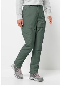 Jack Wolfskin Damen Trekkinghose "BARRIER PANT W", grün, Gr. 38, OBERSTOFF: 46% POLYAMID, 27% LYOCELL, 27% VISKOSE; Futter: 100% POLYESTER, Hosen