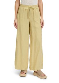 Cartoon Damen Leinenhose "Cartoon Leinenhose unifarben", grün, casual, Gr. 36, Obermaterial: 100% Leinen., Hosen, Form