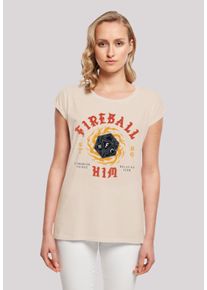 F4NT4STIC Damen T-Shirt "Stranger Things Fireball Dice 86", weiß, casual, Gr. 5XL, Obermaterial: 100% Baumwolle, Shirts, Premium Qualität