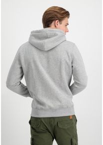 Herren Hoodie "Alpha Industries Men - Hoodies Basic Hoodie BL", grau, Gr. S, Alpha Industries, Obermaterial: 80% Baumwolle, 20% Polyester, Sweatshirts
