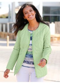 Casual Looks Damen Steppjacke, grün, Gr. 18, unifarben, 100% Polyester, Wattierung:100% Polyester, Jacken