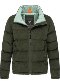 Ragwear Damen Cordjacke "Uxia", grün, modisch, Gr. L, Außenmaterial: 100% Baumwolle, Innenfutter: 100% Polyester, Wattierung: 100% Polyester, Jacken,
