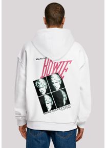 F4NT4STIC Herren Kapuzenpullover "David Bowie Music Band Serious Moonlight Tour 83", weiß, casual, Gr. XL, Obermaterial: 100% Baumwolle, Pullover,