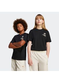 Kinder T-Shirt "TEE", schwarz, sportlich, Gr. 128, adidas originals, Obermaterial: 100% Baumwolle, Shirts