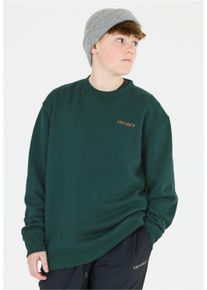 LES'ARCS Herren Sweatshirt "Deasach", grün, casual, Gr. 140, unifarben, 45% Polyester, 35% Baumwolle, 20% Polyester, Sweatshirts, mit stylischem