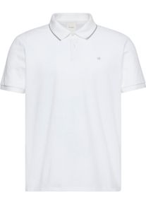 Calvin Klein Herren Poloshirt "SS RFND PQ TPPD CLSS", weiß, casual, Gr. XL, unifarben, Piquu00e9, Obermaterial: 100% Baumwolle, Shirts, Mit