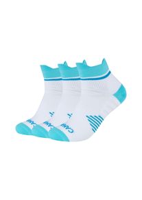 Camano Damen Kurzsocken "Sport-Kurzsocke 3er Pack", Gr. 43blau fish, 95% Polyamid 4% Elasthan 1% Polyester, mehrfarbig, Socken