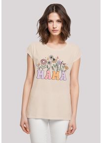 F4NT4STIC Damen T-Shirt "Muttertags Blumen Mama", weiß, casual, Gr. XXL, Obermaterial: 100% Baumwolle, Shirts, Premium Qualität