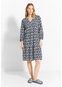 Cecil Damen Tunikakleid, weiß, casual, Gr. XS, bedruckt, Stoff, 100% Viskose, Kleider, knielang