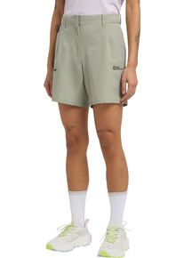 Jack Wolfskin Damen Shorts "PRELIGHT STRIDE SHORTS W", grün, Gr. 36, Oberstoff: 100% POLYESTER ; Oberstoff: 100% POLYURETHAN; Futter 1:00% POLYESTER,