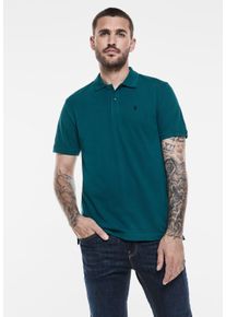 Street One MEN Herren Poloshirt, grün, casual, Gr. XL, unifarben, Web, 100% Baumwolle, Shirts, in Unifarbe