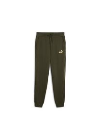 Puma Herren Trainingshose "ESS TAPE MINIMAL GOLD SWEATPANTS FL", grün, sportlich, Gr. XXL, unifarben, Fleece, Obermaterial: 66% Baumwolle, 34%