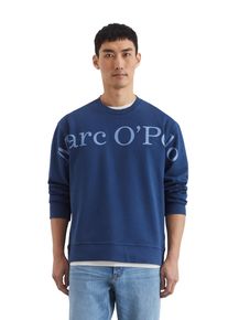 Marc O'Polo MARC O'POLO Herren Sweatshirt "aus reiner Bio-Baumwolle", blau, sportlich, Gr. M, unifarben, Obermaterial: 100% Baumwolle, Sweatshirts