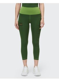 Venice Beach Damen 7/8-Leggings "7/8 LEGGINGS LEXINGTON", grün, sportlich, Gr. M, Obermaterial: 83% Polyester, 17% Elasthan, Hosen
