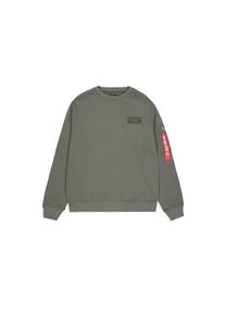 Herren Sweater "Alpha Industries Men - Sweatshirts Backprint Sweatshirt", grün, Gr. XXL, Alpha Industries, Obermaterial: 80% Baumwolle, 20%