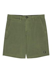 Billabong Herren Bermudas "Crossfire Wave Washed 18"", grün, Gr. 34, 41% Baumwolle, 34% Polyester, 17% Baumwolle, 8% Elasthan, Hosen
