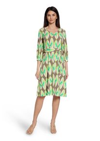 Betty Barclay Damen Jerseykleid "Betty Barclay Jerseykleid mit überschnittenen Ärmeln", grün, modisch, Gr. 38, Jersey, Obermaterial: 94% Polyester,