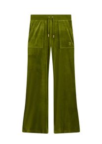 Juicy Couture Damen Sweathose "LAYLA LOW RISE POCKET GOLD HARDWARE Damen", grün, Gr. XS, 95% POLYESTER, 5% ELASTAN, Hosen, Trainingshose Damen,
