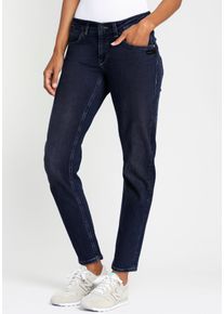 Gang Damen 5-Pocket-Jeans "94JOLINE BOYFRIEND"vintage rinse, casual, Gr. 34, Denim/Jeans, Obermaterial: 98% Baumwolle, 2% Elasthan, Jeans, in cropped
