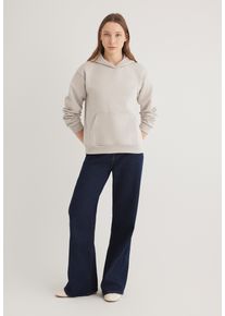 Mavi Damen Kapuzenpullover "HOODED SWEATSHIRT", lila, casual, Gr. XL, unifarben, Jersey, 65% Baumwolle, 35% Polyester, Pullover, Hoodie Basic