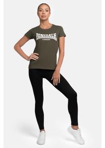 Lonsdale Damen T-Shirt, grün, Gr. XXL, Obermaterial: 100% Baumwolle, Shirts