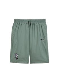 Puma Kinder Shorts "SUPER Puma Gewebte Shorts Jungen", grün, Gr. 128, unifarben, Obermaterial: 100% Baumwolle; Tasche u2013 Oben: 100% Baumwolle,