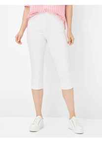 Damen 5-Pocket-Jeans "Style PAMINA CAPRI", weiß, Gr. 44, RAPHAELA BY Brax, 54% Baumwolle, 37% Lyocell, 6% Elastomultiester, 3% Elasthan, Jeans