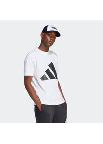 Herren T-Shirt "M BL SJ T", schwarz-weiß, sportlich, Gr. XL, adidas Sportswear, Obermaterial: 100% Baumwolle, Shirts
