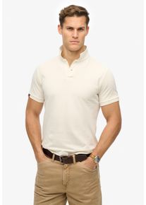 Superdry Herren Poloshirt "VINT DESTROY POLO", weiß, modisch, Gr. XXL, unifarben, Single Jersey, Obermaterial: 100% Baumwolle, Shirts