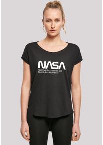F4NT4STIC Damen T-Shirt "NASA Aeronautics And Space'", schwarz, casual, Gr. XS, Obermaterial: 100% Baumwolle, Shirts, Print
