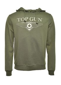 Top Gun Herren Kapuzenpullover "TG20201049", grün, Gr. S, Obermaterial: 100% Baumwolle, Pullover