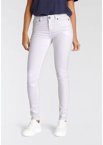 Arizona Damen Skinny-fit-Jeans "Ultra Soft", weiß, Basic, Gr. 36, Denim/Jeans, Obermaterial: 65% Baumwolle, 33% Polyester, 2% Elasthan, Jeans, hohe