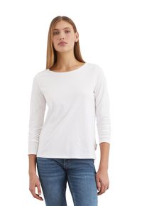 Marc O'Polo MARC O'POLO Damen Langarmshirt "in Organic Cotton-Qualität", weiß, Basic, Gr. XL, unifarben, Obermaterial: 100% Baumwolle, Shirts