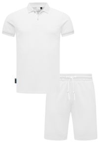 Ragwear Herren Poloshirt "Set Porpi", weiß, sportlich, Gr. L, Material: 50% Baumwolle, 50% Polyester, Shirts, Modisches Herren Set aus Hemd und