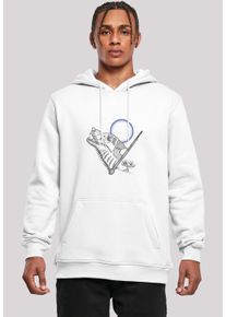 F4NT4STIC Herren Kapuzenpullover "Harry Potter Werewolf Line Art", weiß, casual, Gr. XL, Obermaterial: 65% Baumwolle, 35% Polyester, Pullover, Print