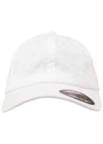 Flexfit Damen Flex Cap "Flexfit Accessoires Flexfit Cotton Twill Dad Cap", weiß, casual, Gr. S, unifarben, 98% Baumwolle, 2% Elasthan, Caps