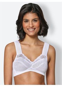 wäschepur WÄSCHEPUR Damen Bügelloser BH, Gr. 85, weiß, 85% Polyamid, 15% Elasthan, BHs