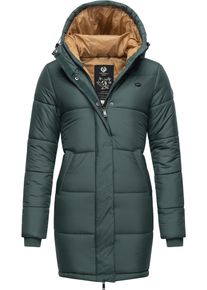 Ragwear Damen Steppmantel "Relive Long Remake", grün, casual, Gr. L, Obermaterial: 100% Polyester (recycelt), Innenfutter: 100% Polyester (recycelt),