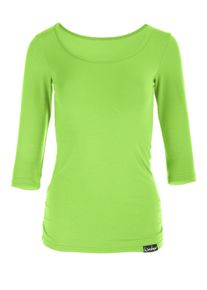 WINSHAPE Damen 3/4-Arm-Shirt "WS4", grün, Gr. XS, 90% Baumwolle, 10% Elasthan, Shirts