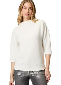 Zero Damen Sweatshirt "Zero Jerseyshirt mit Stehkragen", weiß, casual, Gr. 44, unifarben, Sweatware, Obermaterial: 75% Polyester, 21% Viskose, 4%