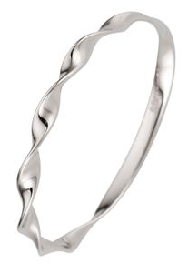Jobo Damen Fingerring, 52, Weißgold 585, weiß, Weißgold 585, Fingerringe, 585 Weißgold gedreht
