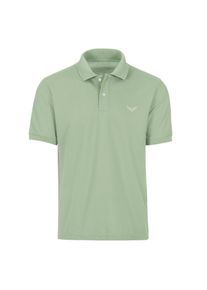 TRIGEMA Damen Poloshirt "TRIGEMA Poloshirt DELUXE Piqué", grün, Basic, Gr. M, 100% Baumwolle, Shirts