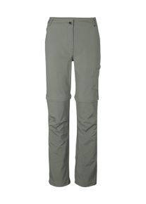 Killtec Damen Zip-off-Hose "KOS 187 KG WMN PNTS", grün, sportlich, Gr. 18, Oberstoff: 92% Polyester, 8% Elasthan, Hosen, Abzippbare Funktionshose mit