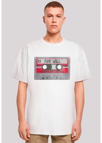 F4NT4STIC Herren T-Shirt "Stranger Things Cassette For Will", weiß, casual, Gr. S, Obermaterial: 100% Baumwolle, Shirts, Premium Qualität