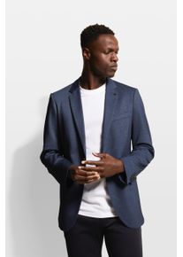 Bugatti Herren Sakko, blau, casual, Gr. 58, 65% Polyester, 30% Viskose, 5% Elasthan, Sakkos, mit moderner Passform
