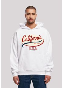 F4NT4STIC Herren Kapuzenpullover "California OVERSIZE HOODIE", weiß, casual, Gr. XXL, Obermaterial: 100% Baumwolle, Pullover, Print