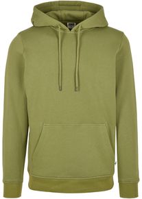 Urban Classics Herren Sweatshirt "Urban Classics Herren Organic Basic Hoody", grün, Gr. L, unifarben, 100% Baumwolle, Sweatshirts