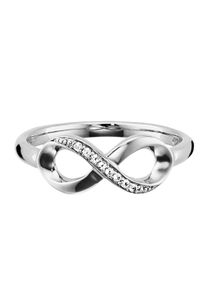 CAI CAÏ Damen Fingerring "925/- Sterling Silber rhodiniert Topas", 060 (19,1), 0,320 ct, Silber 925 (Sterlingsilber), weiß, Silber 925 (Sterlingsilber),