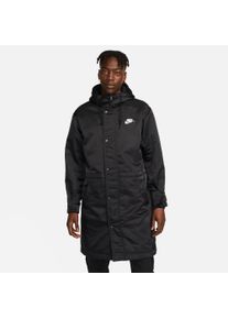 Nike Sportswear Herren Outdoorjacke "CLUB MEN'S STADIUM PARKA", schwarz-weiß, sportlich, Gr. M, Obermaterial: 100% Polyester, Jacken
