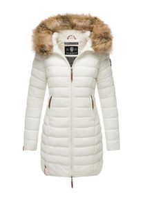 Marikoo Damen Steppmantel "Rose-Stepp", weiß, modisch, Gr. S, Oberstoff: 100% Nylon, Futter: 100% Polyester, Wattierung: 100% Polyester, Ärmelfutter: